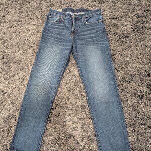 J. Crew Medium Blue Jeans Athletic Straight 32x32